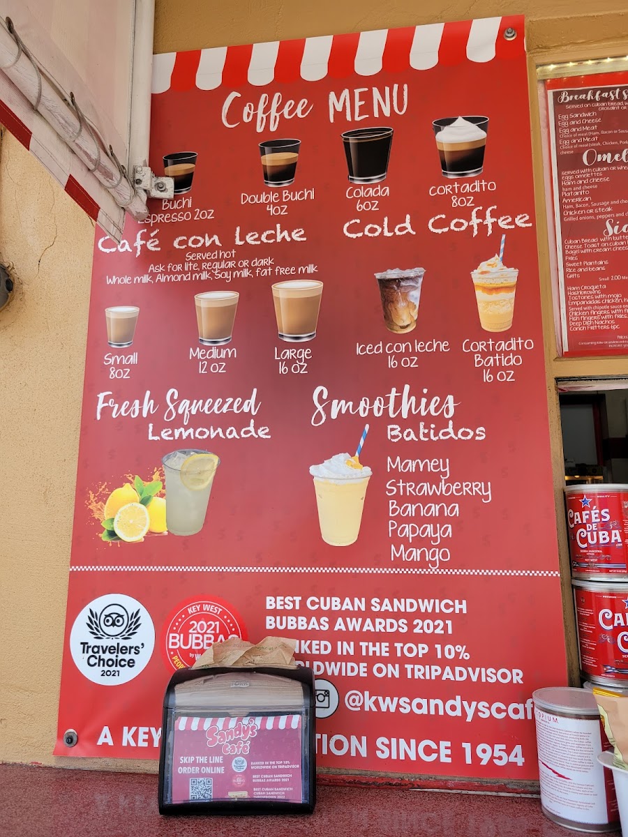 Sandy's Café Menu - Image 5